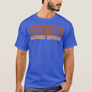 Camiseta Supervisor de Manutenção de Tanque Preto Dia dos P