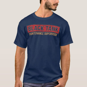 Camiseta Supervisor de Manutenção de Tanque Preto Dia dos P