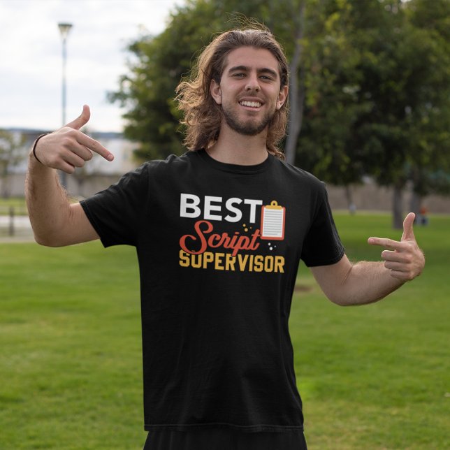 Camiseta Supervisor de Melhor Script - Campeão de Continuid (Criador carregado)