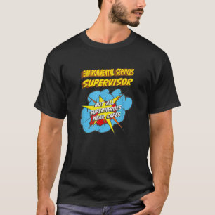 Camiseta Supervisor de Serviços Ambientais Super Herói Engr