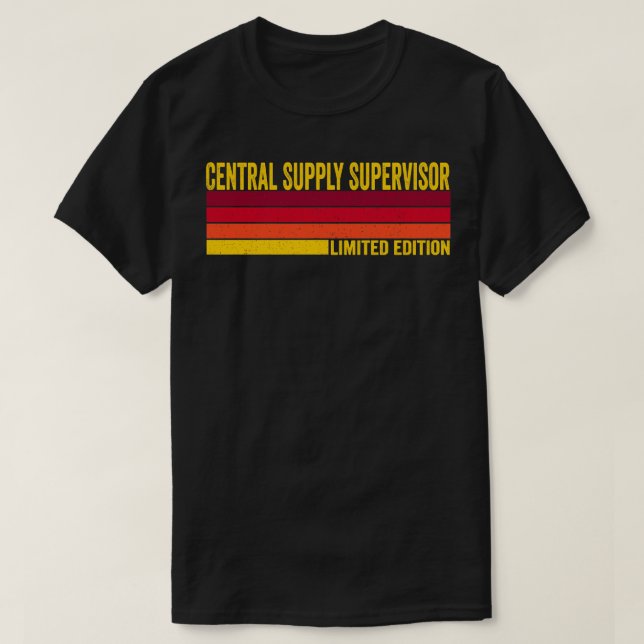 Camiseta Supervisor de Suprimento Central (Frente do Design)