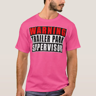 Camiseta Supervisor Funny Vintage do Parque Trailer