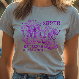 Camiseta Suplentes decorativos de Mãe superior