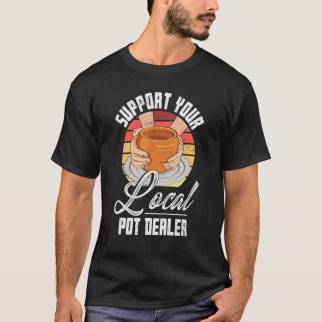 Camiseta Suporta O Artista De Potência Do Revendedor De Pot (Frente)