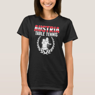Camiseta Suportado pino Tênis austríaco de Mesa na Áustria