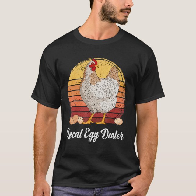 Camiseta Suportando Galinhas Ovoadoras Locais (Frente)