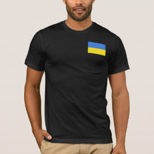 Camiseta Suportar a bandeira ucraniana da Ucrânia - Liberda
