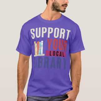 Camiseta Suportar a Biblioteca Local 20