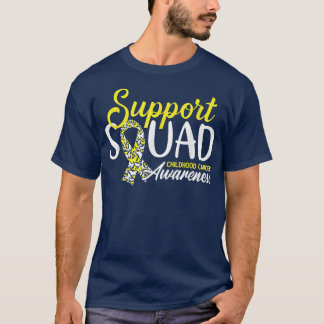 Camiseta Suportar a Faixa de Canceres de Infância Dourada