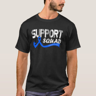 Camiseta Suportar a Faixa de Sensibilização das Caixas de P
