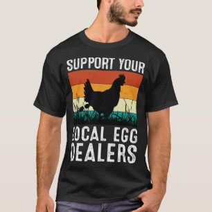 Camiseta Suportar a Fazenda de cotação de frango dos seus r