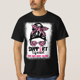 Camiseta Suportar Cancer da Mama do Guerreiro Rosa-Rosa-Tro