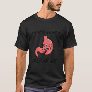 Camiseta Suportar citação de Cirurgia Bariátrica por Capa G