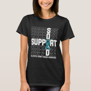 Camiseta Suportar Doença Renal Poliquística Esquadrão
