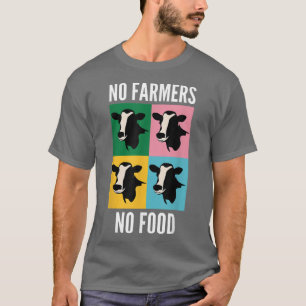 Camiseta Suportar Fazendas Locais Sem Fazendeiros Sem Capas