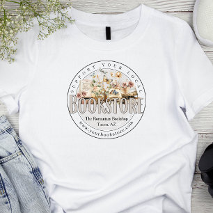 Camiseta Suportar o Compro de Romance Personalizado do Livr