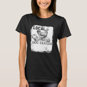 Camiseta Suportar o frango dos seus vendedores locais