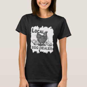 Camiseta Suportar o frango dos veiculadores locais branquea