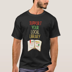 Camiseta Suportar o Livro Biblioteca Vintage da Biblioteca