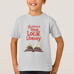 Camiseta Suportar o Livro Retroativo da Biblioteca Local
