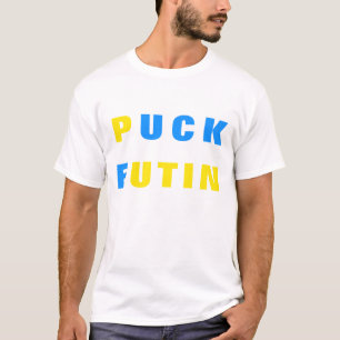 Camiseta Suportar o T-Shirt Puck Futin da Ucrânia - Liberda