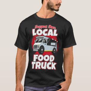 Camiseta Suportar o Truque de Comida de Lover da Comida de 
