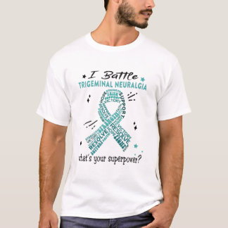 Camiseta Suportar Presentes de Guerreiro da Neuralgia Rigem
