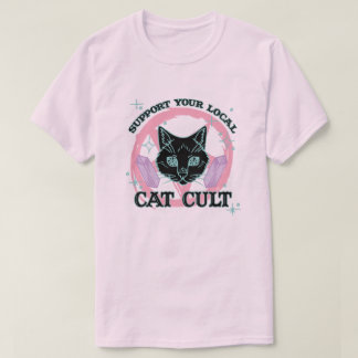 Camiseta Suportar seu Cult de Cat Local - Gótico de Pastas