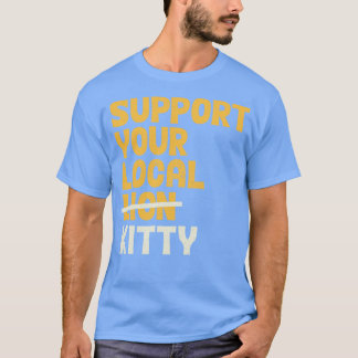Camiseta Suportar seu Gatinho local