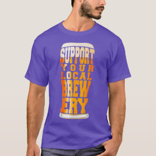 Camiseta Suportar Seu Ponto De Cerveja De Artesanato De Cer