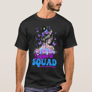 Camiseta Suportar Síndrome de Borboleta de Borboleta Má Esq