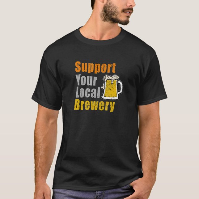 Camiseta Suportar Sua Empresa Local (Frente)