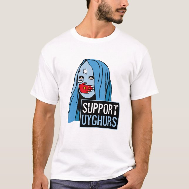 Camiseta Suportar Uyghurs (Frente)