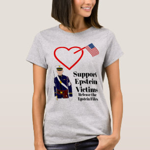 Camiseta Suportar Vítimas Epstein T-Shirt
