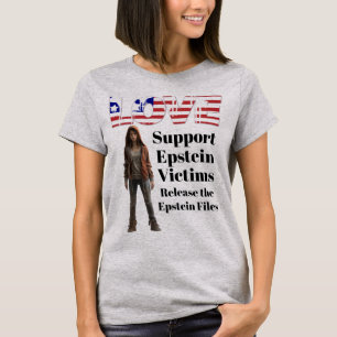 Camiseta Suportar Vítimas Epstein T-Shirt