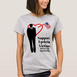 Camiseta Suportar Vítimas Epstein T-Shirt