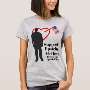 Camiseta Suportar Vítimas Epstein T-Shirt