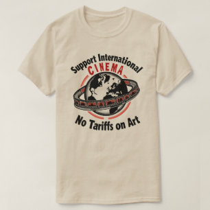 Camiseta Suporte à Arte de Cinema Internacional - Sem Tarif