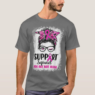 Camiseta Suporte à Consciência do Cancer da Mama Pi do Esqu