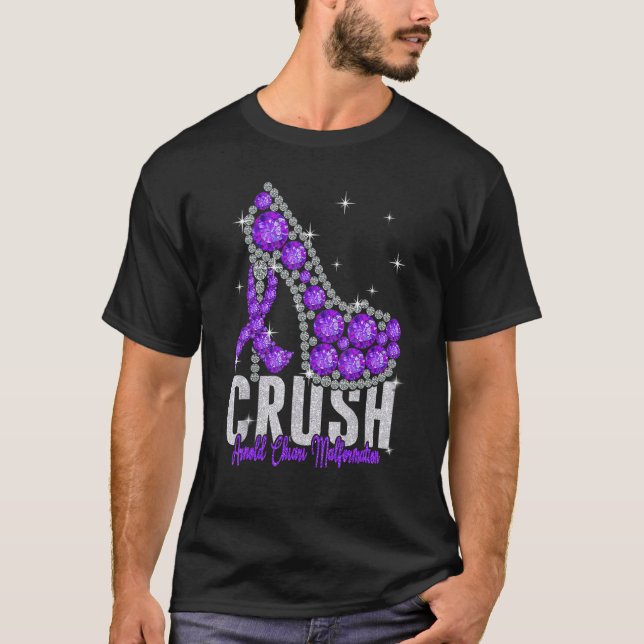 Camiseta Suporte a Crush Arnold Chiari Malformation Twinkle (Frente)