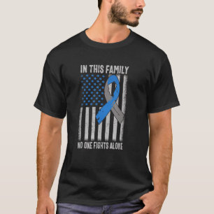 Camiseta Suporte à Família de Sensibilização do Tipo 1 para