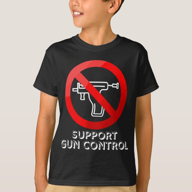 Camiseta Suporte a Gun PSA Anti Piercing Control Gun (Frente)