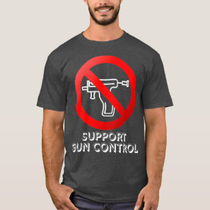 Camiseta Suporte a Gun PSA Anti Piercing Control Gun