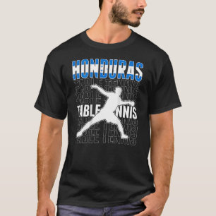 Camiseta Suporte à Mesa de Tênis Hondurenha de Honduras Pin