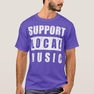 Camiseta Suporte a música local