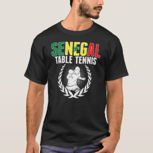 Camiseta Suporte a pinos de Mesa senegalês
