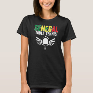 Camiseta Suporte a pinos de Mesa senegalês