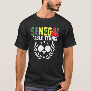 Camiseta Suporte a pinos de Mesa senegalês