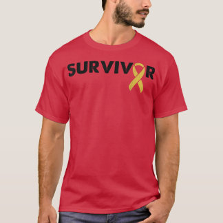 Camiseta Suporte a Sobrevivência - Cancer de Infância de Fi