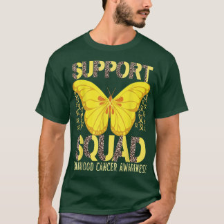 Camiseta Suporte ao Cancer de infância de esquadra